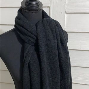 Thick Black Long Wrap/Scarf